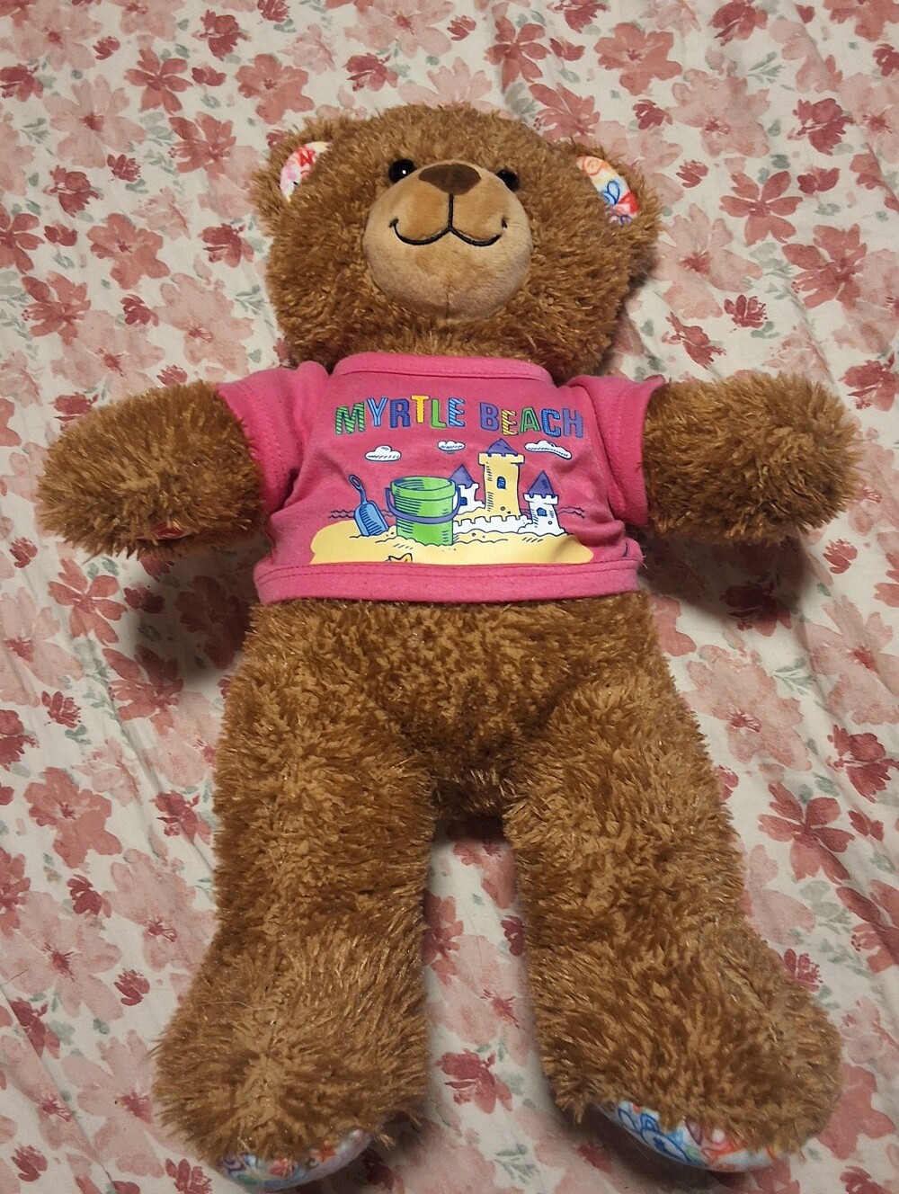 Build A Bear 2019 Brown Teddy Bear Myrtle Beach Tee